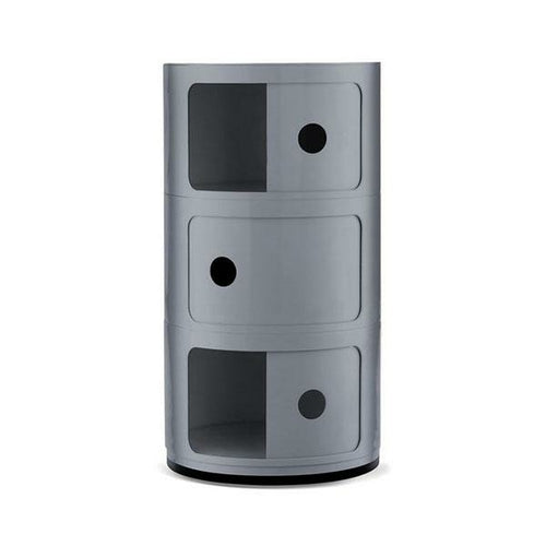 Retro Style Cylinder Tower Storage Drawer Organiser Silverjhh,jk,jqkejuieoeuioe;