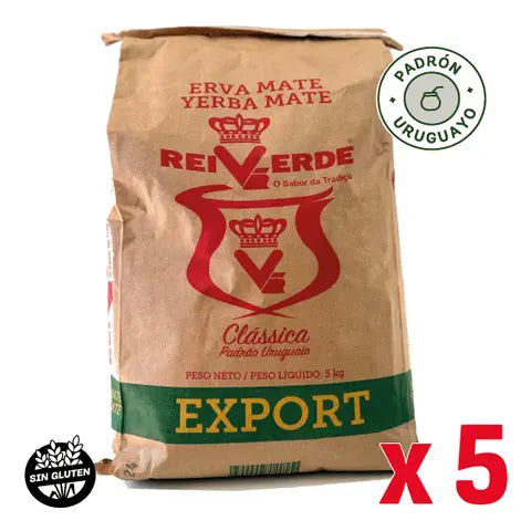 Yerba Mate Rei Verde 5 kg STOCK California, USA