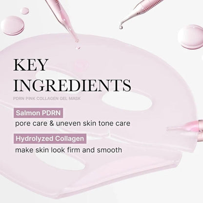 (4 PCS) Medicube PDRN Pink Collagen Gel Mask Box