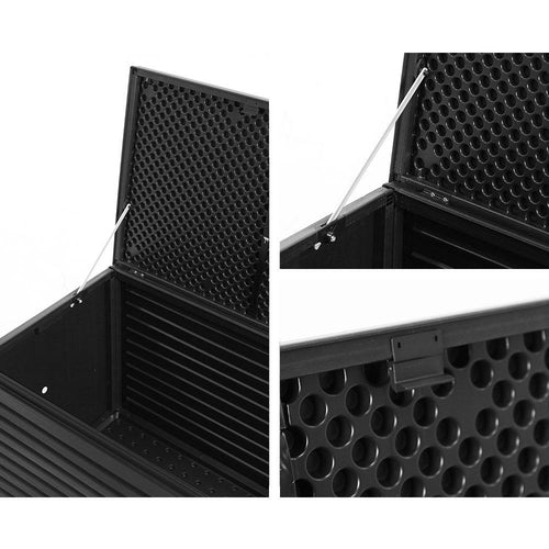 Gardeon Outdoor Storage Box 490L Container Lockable Garden Bench Shed