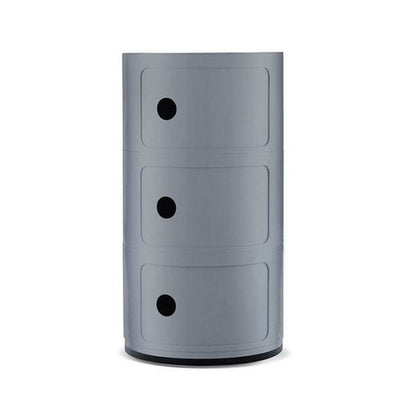 Retro Style Cylinder Tower Storage Drawer Organiser Silverjhh,jk,jqkejuieoeuioe;