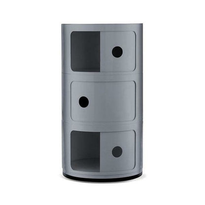 Retro Style Cylinder Tower Storage Drawer Organiser Silverjhh,jk,jqkejuieoeuioe;