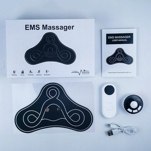 EMS Electric Massager Stimulator Pain Relief Neck Back Leg Health Care