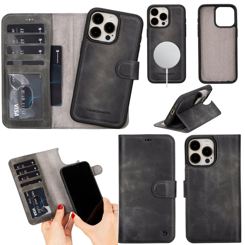 Casper iPhone 16 Pro Max Wallet Case Leather MagSafe