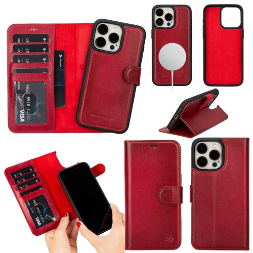 Casper iPhone 16 Pro Max Wallet Case Leather MagSafe